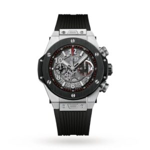 Replica Hublot Big Bang Men Automatic Black Rubber Watch 411.NM.1170.RX