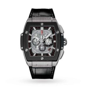 Replica Hublot Spirit Of Big Bang Men Automatic Skeleton Leather Watch 601.NM.0173.LR