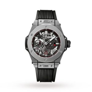 Replica Hublot Big Bang Men Automatic Black Rubber Watch 414.NI.1123.RX