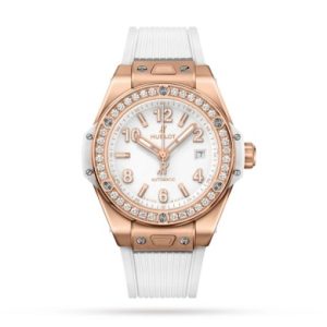 Replica Hublot Big Bang Women Automatic White Rubber Watch 485.OE.2080.RW.1204
