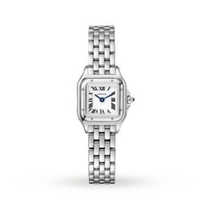 Replica Cartier Panthère de Cartier Women Quartz Black Stainless Steel Watch WSPN0019