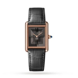 Replica Cartier Tank Must Unisex Quartz Grey Alligator Watch WGTA0092