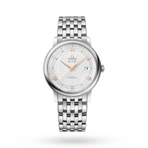 Replica Omega De Ville Men Automatic Mother of Pearl Stainless Steel Watch O42410402002004