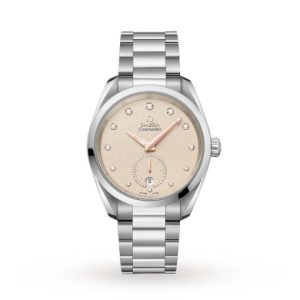 Replica Omega Seamaster Aqua Terra Women Automatic Ivory Stainless Steel Watch O22010382059001