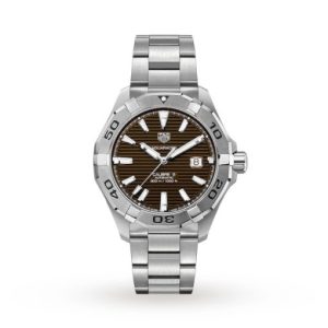 Replica TAG Heuer Aquaracer Men Automatic Brown Stainless Steel Watch WAY2018.BA0927