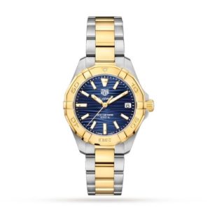 Replica TAG Heuer Aquaracer Women Quartz Blue Bicoloured Watch WBD1325.BB0320
