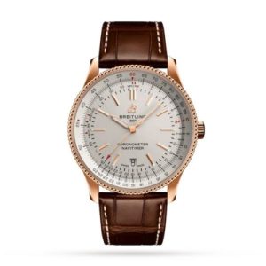Replica Breitling Navitimer Men Automatic Silver Alligator Watch R17326211G1P1