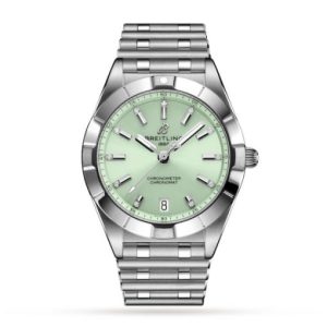 Replica Breitling Chronomat Women Quartz Green Stainless Steel Watch A77310101L1A1