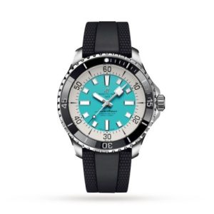 Replica Breitling Superocean Men Automatic Turquoise Rubber Watch A17376211L2S1