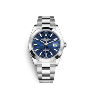 Replica Rolex Datejust 126300 41mm Bright blue (Oyster)