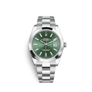 Replica Rolex Datejust 126300 41mm Mint green (Oyster)