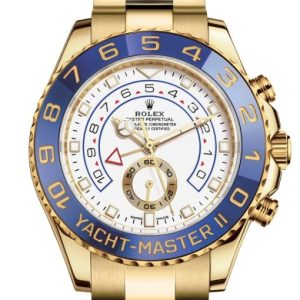 Replica Rolex Yacht-Master II Oyster 44 mm yellow gold 116688